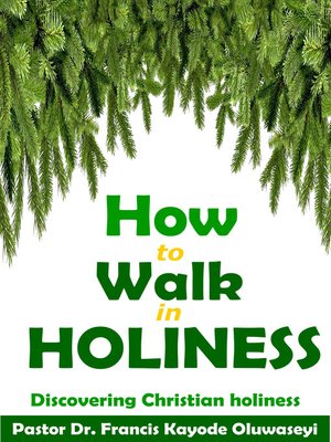 cover image of How to Walk in Holiness